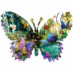 Puzzle Forest Butterfly 1000 pc shaped
